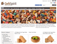 Tablet Screenshot of corkspirit.com